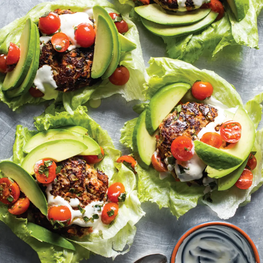 Turkey-Veggie Burgers