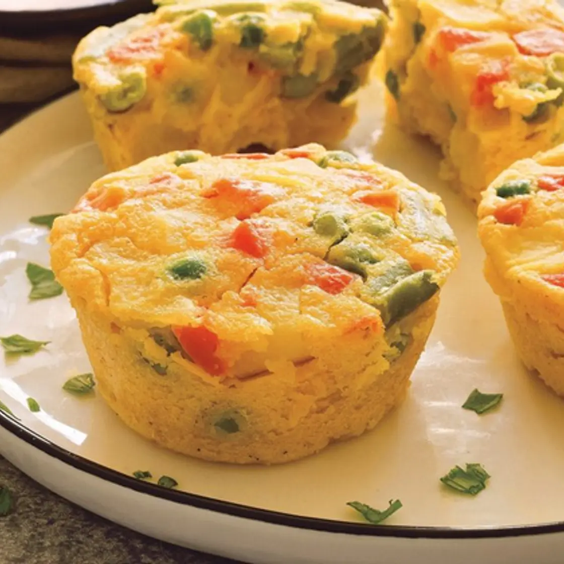 Vegetable Chickpea Quiche