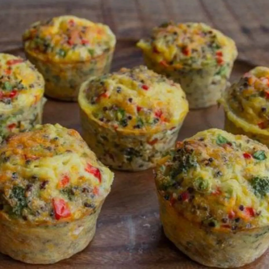 Broccoli and Cheese Muffins Frittatas