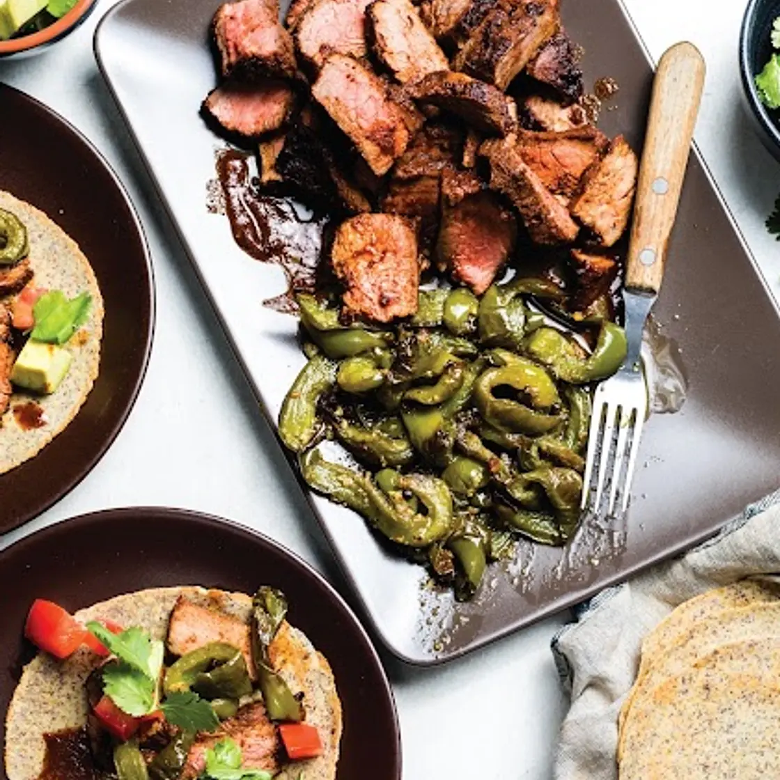 One-Pan Steak Fajitas