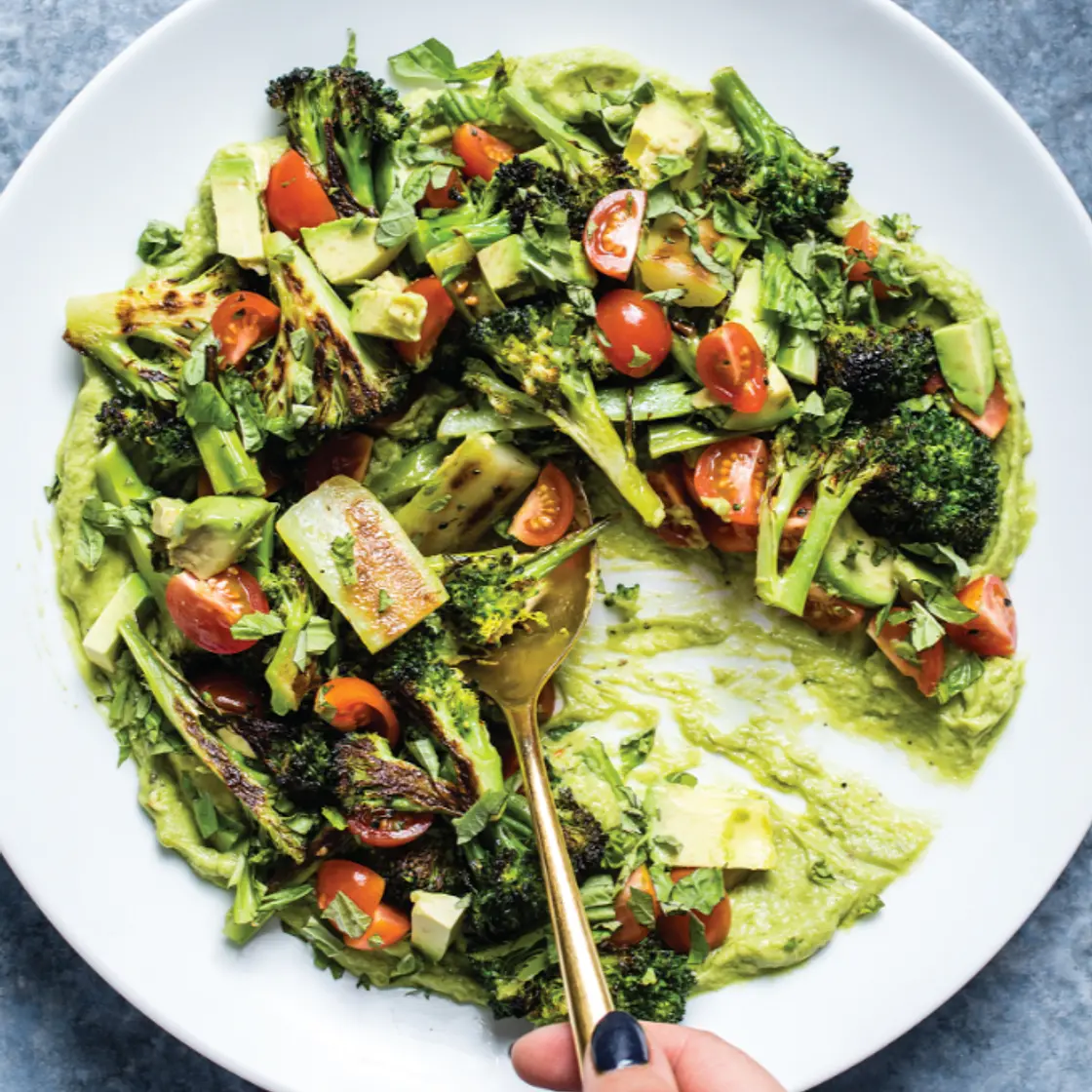 Roasted Broccoli Salad