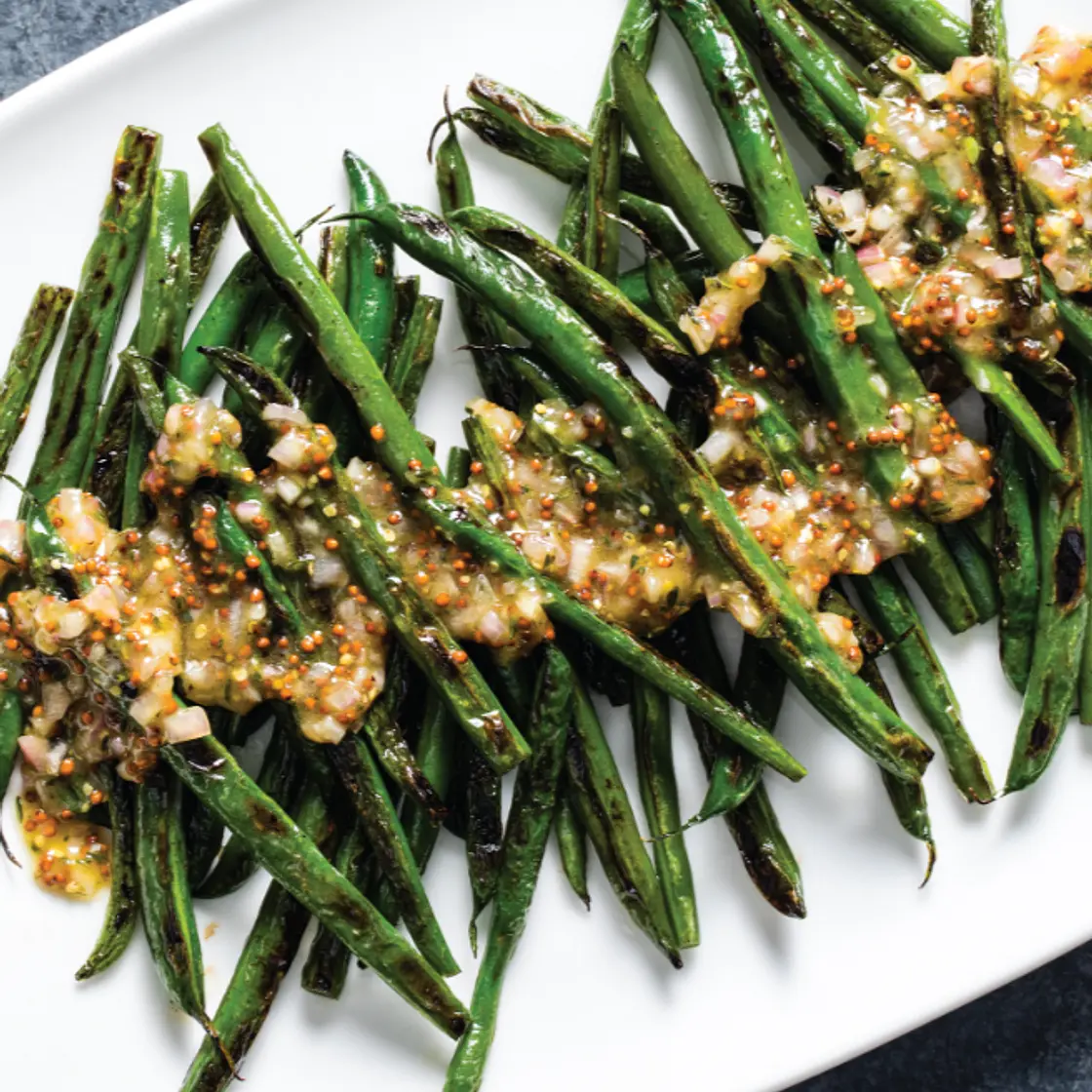 Sauteed Green Beans with Mustard Vinaigrette