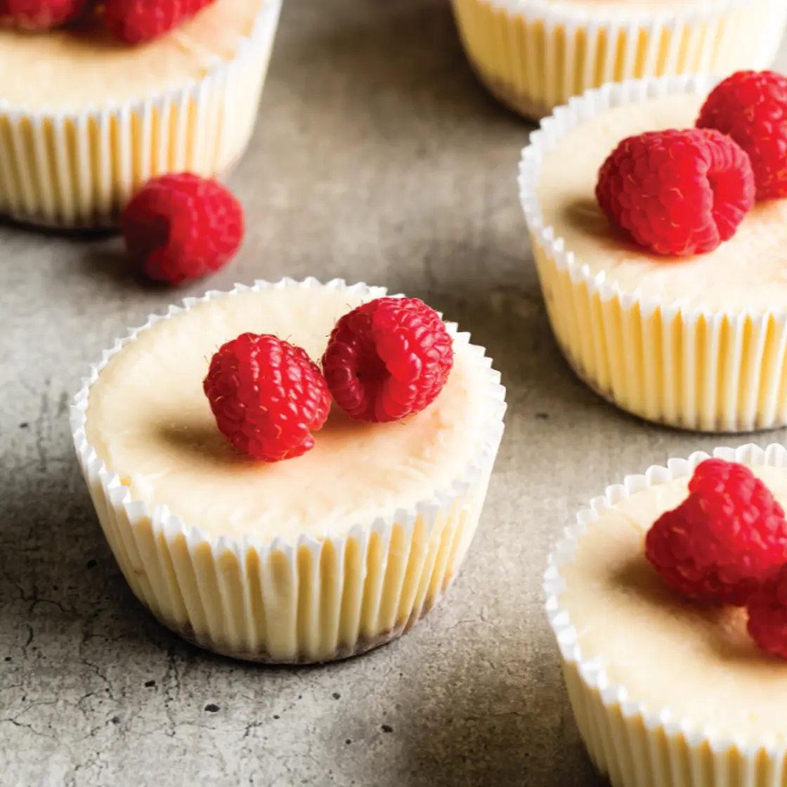 Mini Lemon Cheesecake Cups