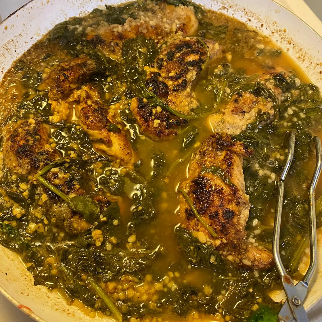 Creamy Spinach Chicken(Dairy Free!)