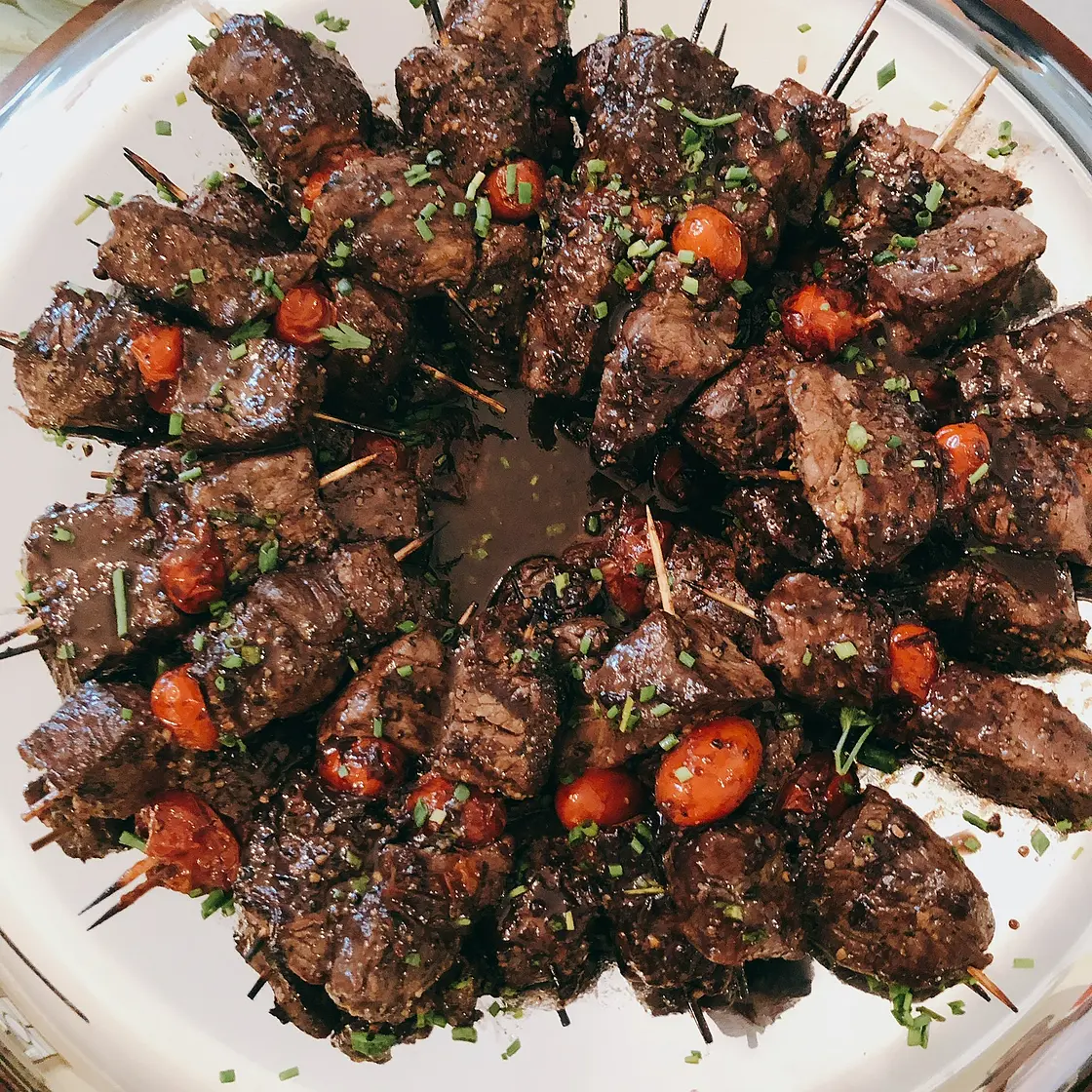 Balsamic Beef Skewers