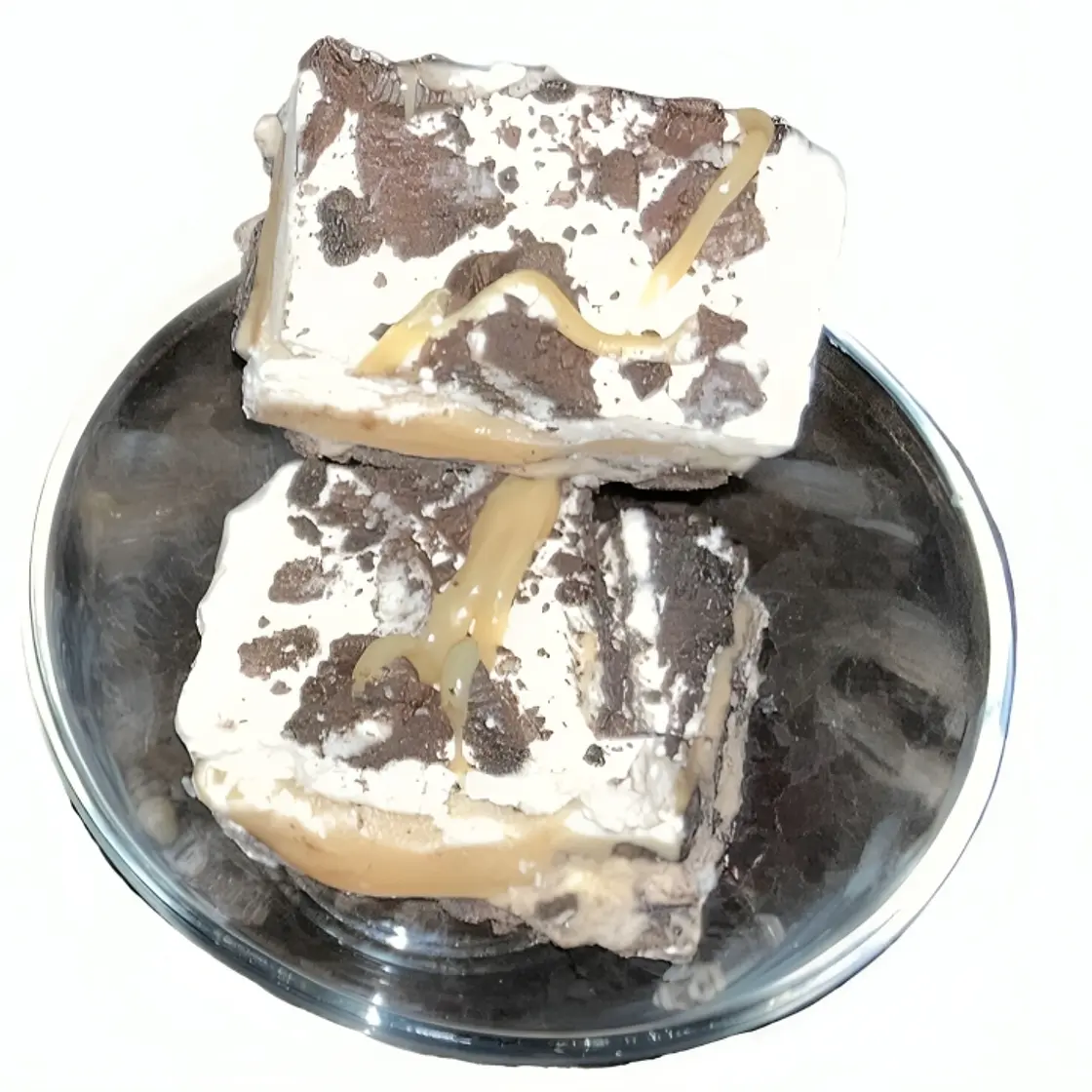 Oreo karamel ijstaart