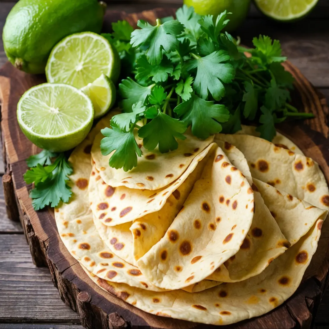 corn + almond flour tortillas