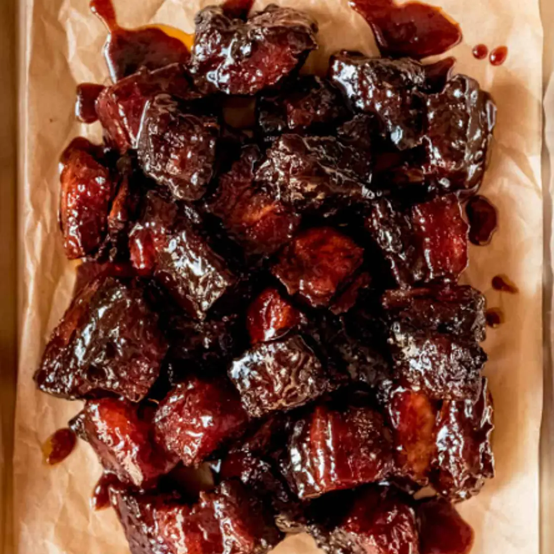 Smoked Pork Belly Burnt Ends