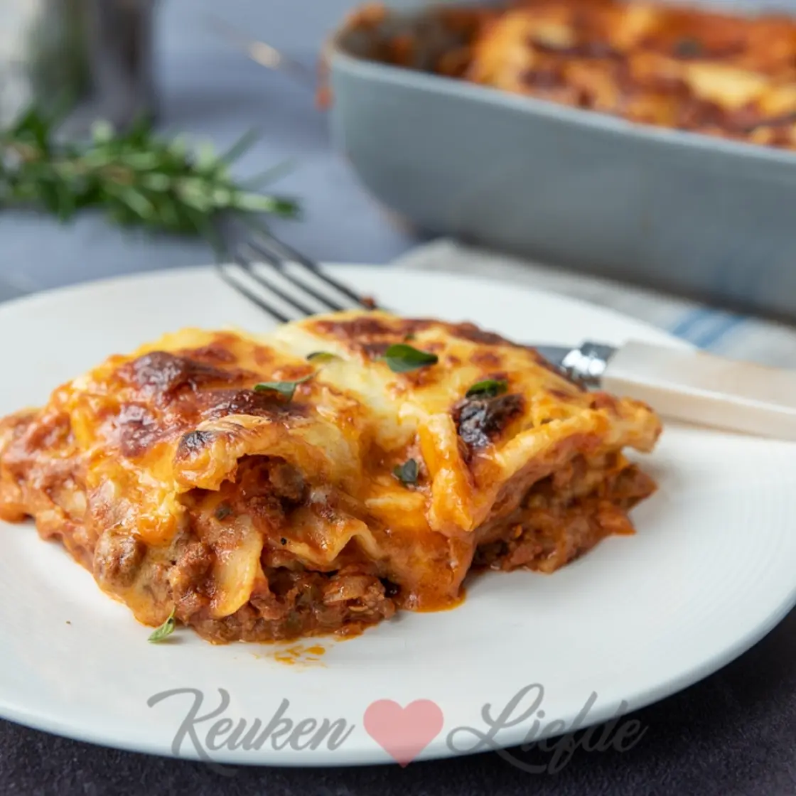 Lasagne met bechamelsaus