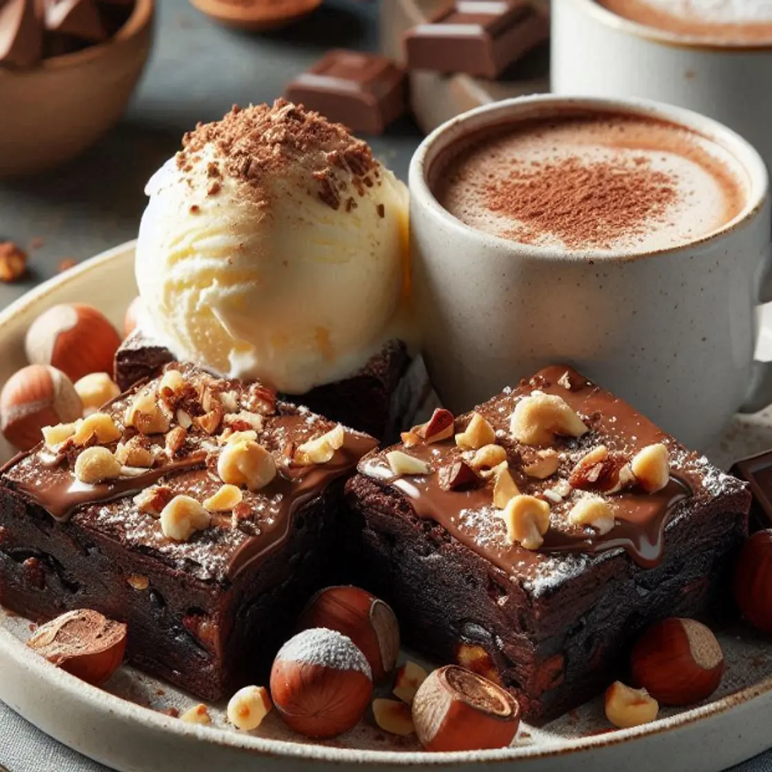 Fudgy Nutella Brownies