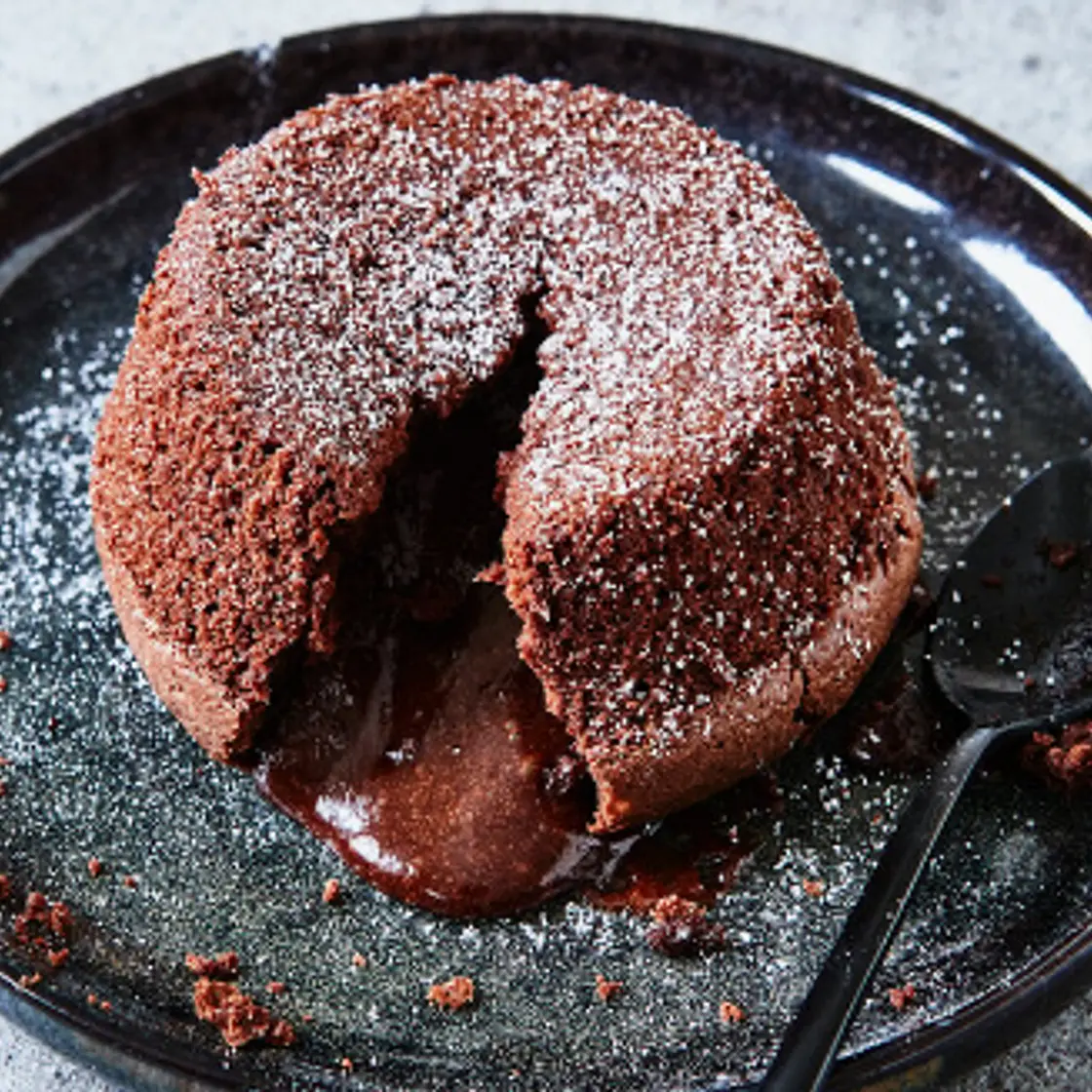 Lava-Tassen-Kuchen auf Haferbasis
