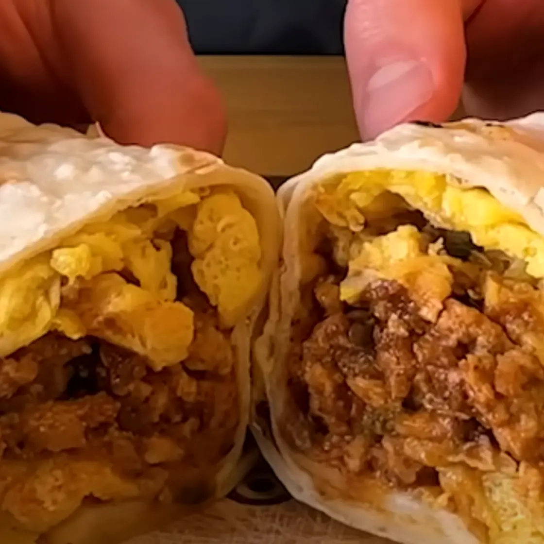 High Protein Breakfast Burritos