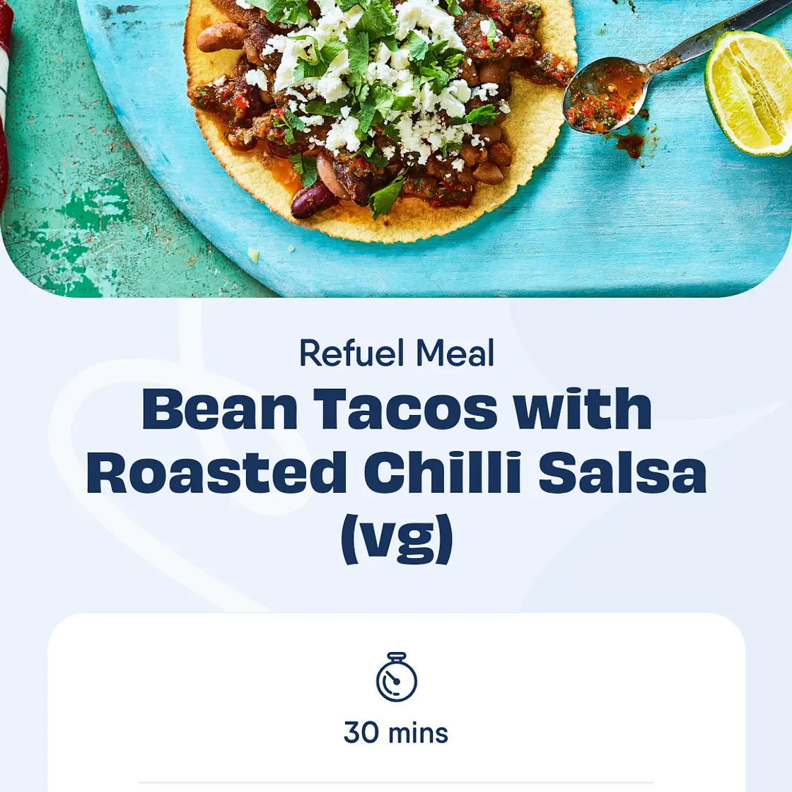 Bean Tacos with Roast Chilli Salsa