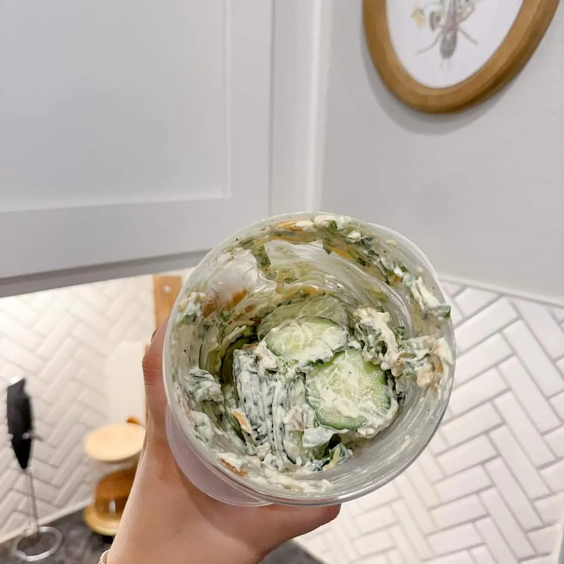 Jalapeno poppee cucumber salad