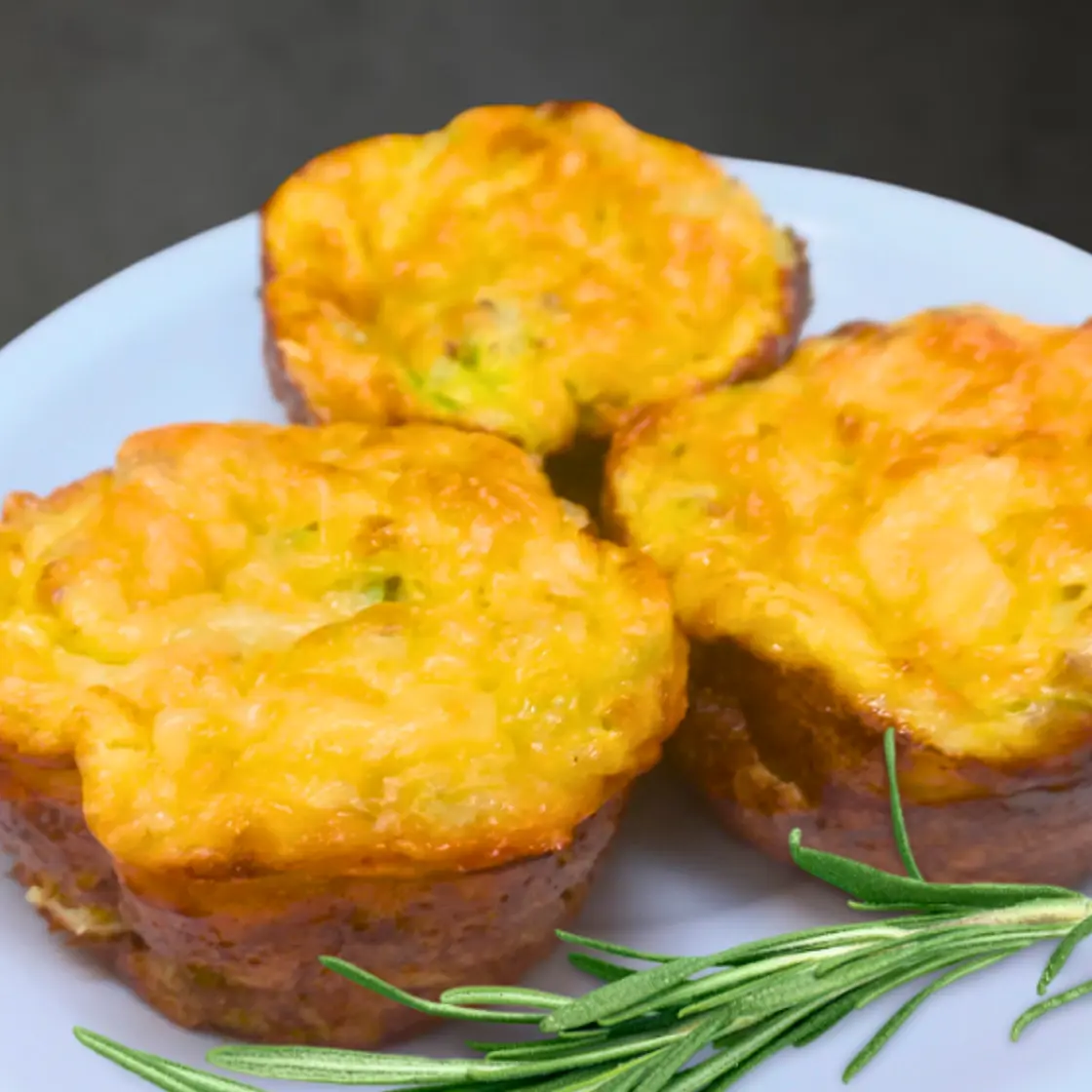 Muffins deliciosos de Zucchini #keto