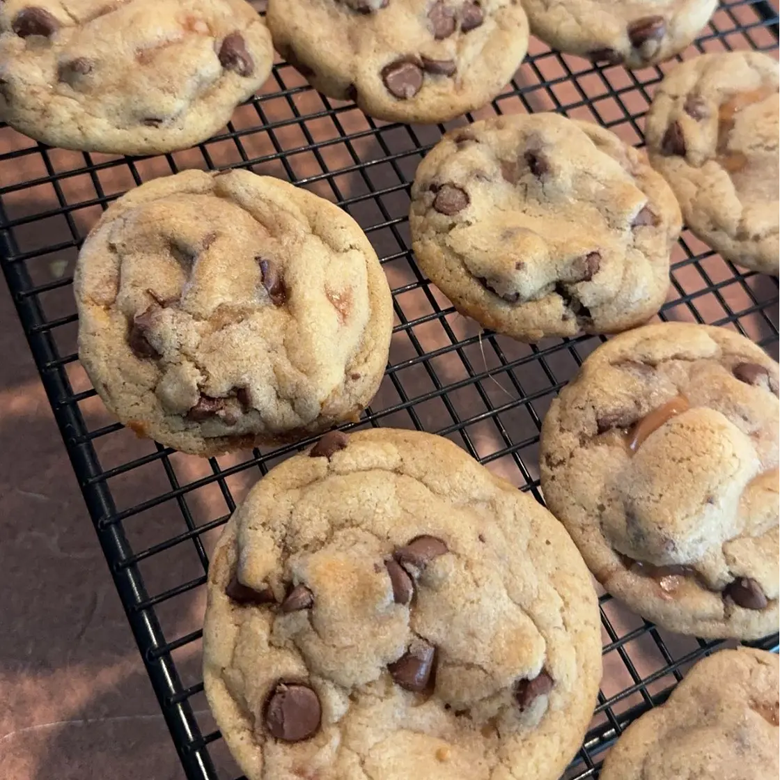 Caramel Chocolate cookies