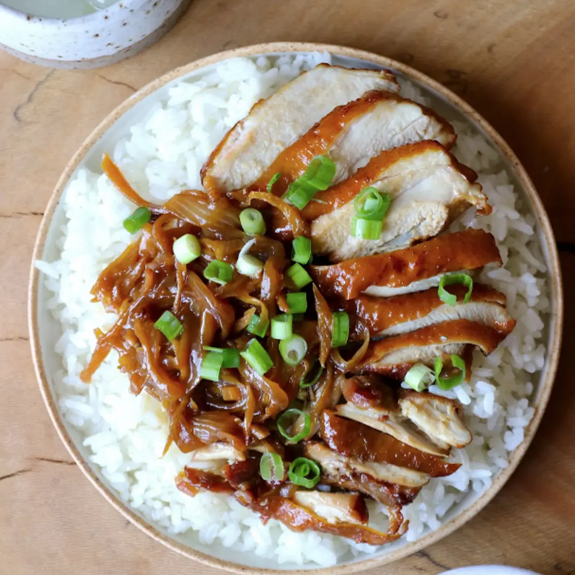 Caramelized Ginger Chicken Thighs