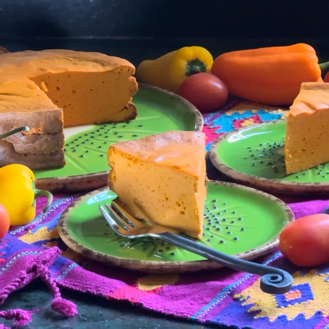 Sweet Pepper and Sun-Dried Tomatoes Cheesecake