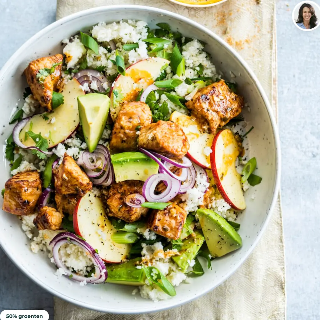 Tandoorikip met bloemkoolcouscous