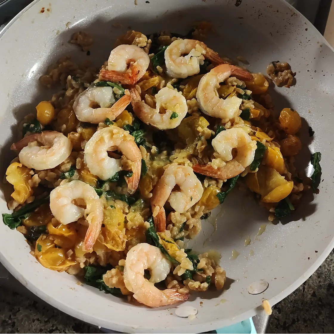 Healthy Shrimp Tomato Orzo