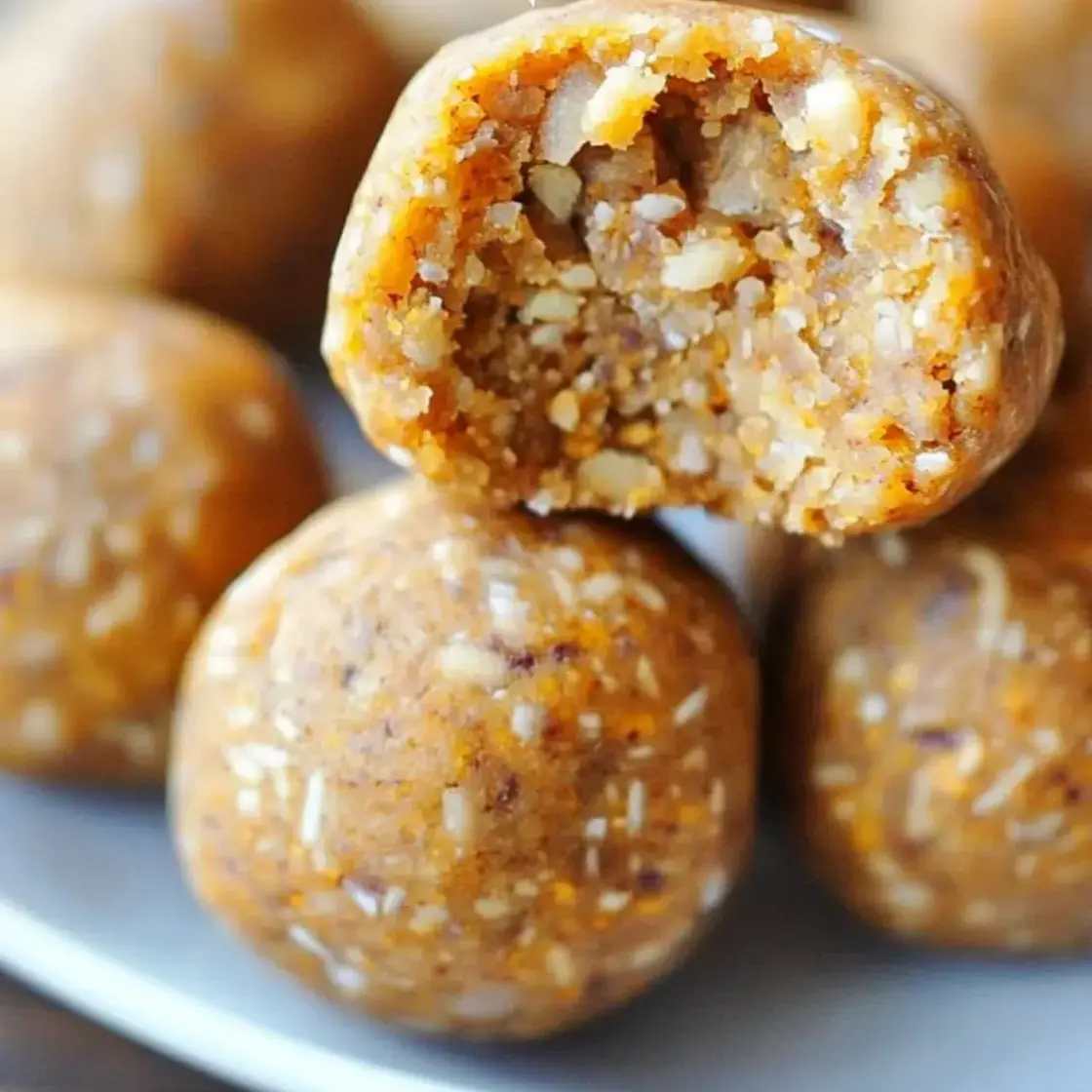 No-Bake Pumpkin Pie Energy Bites