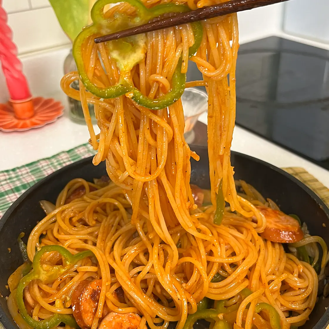 20-Min Naporitan Pasta