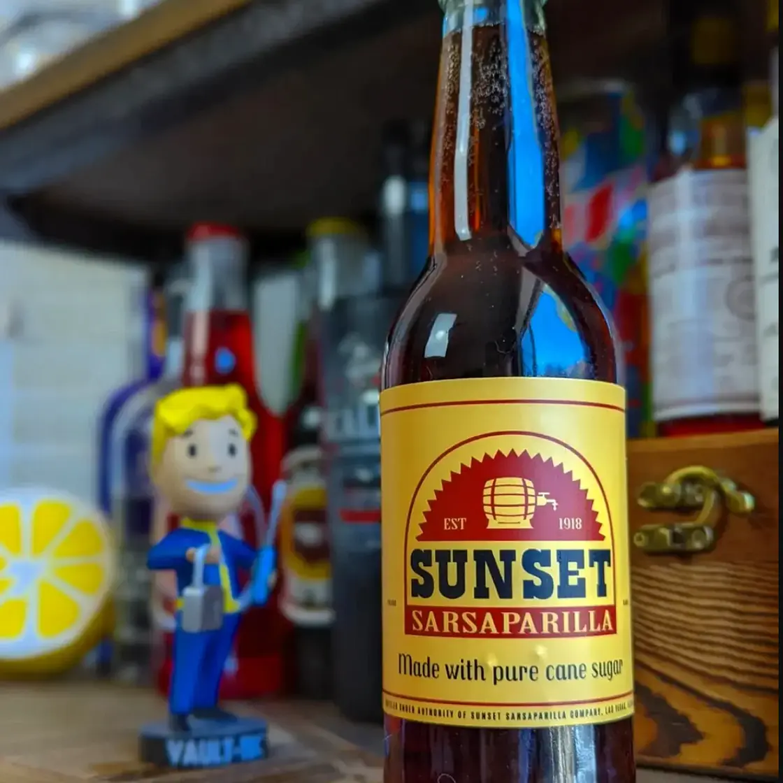 Sunset sarsaparilla(homemade)