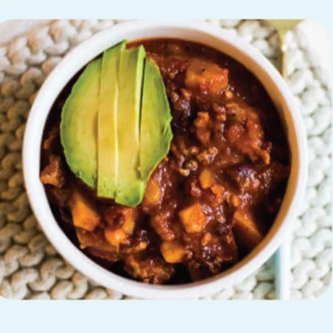 Turkey & Sweet Potato Crockpot Chili