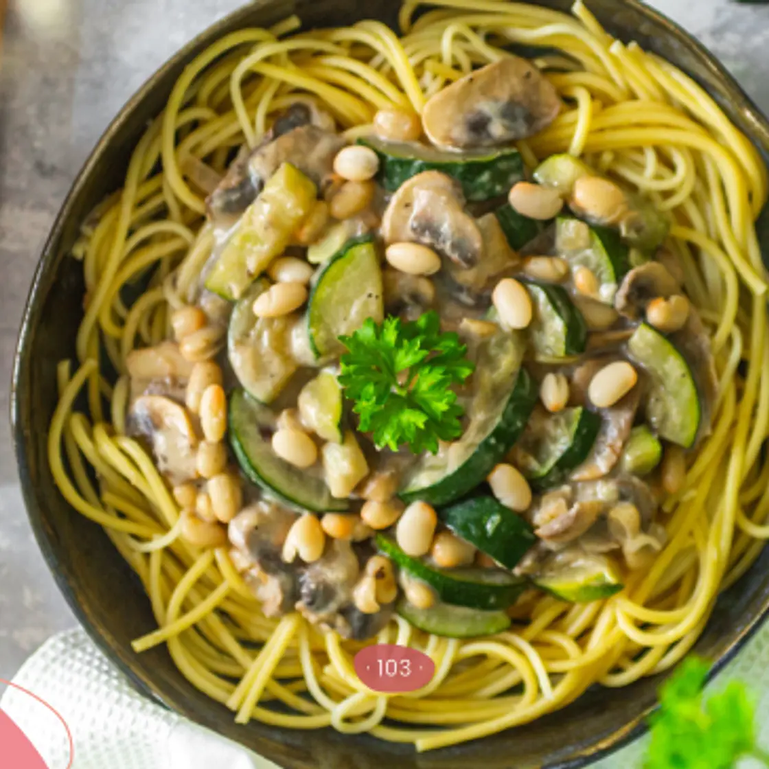 KREMOWE SPAGHETTI GRZYBOWE