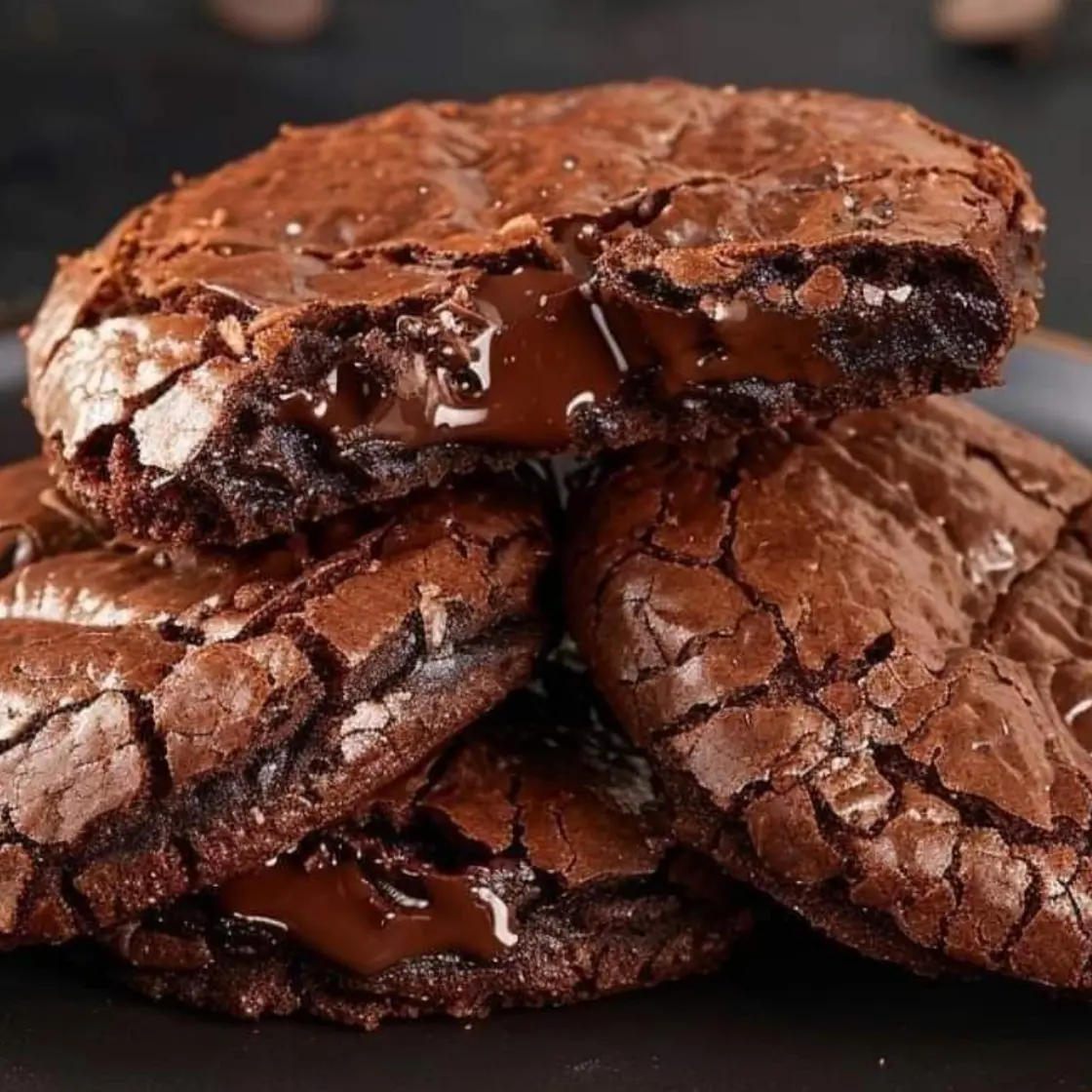 Chocolate Lava Brownie Cookies