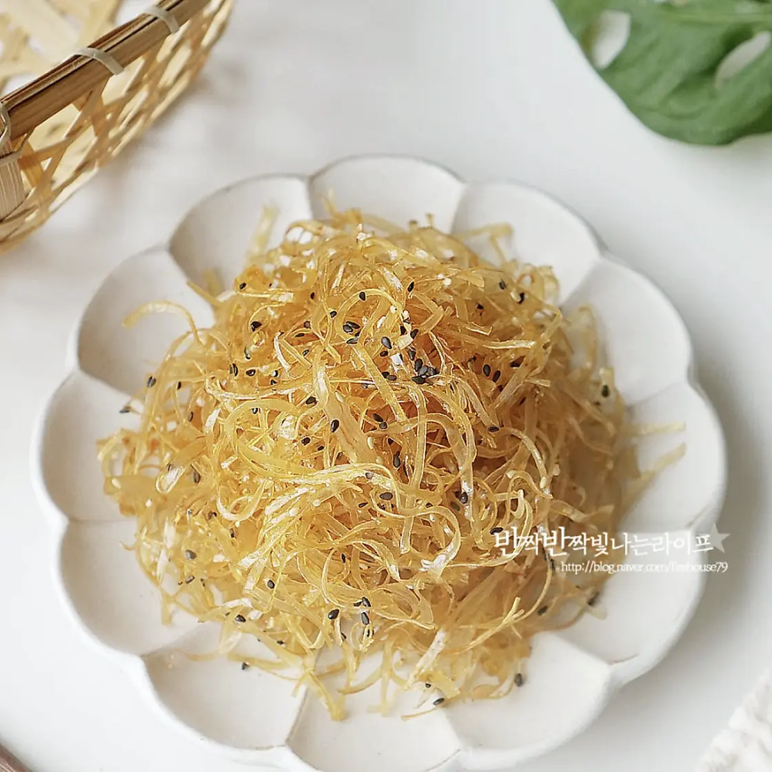 밥반찬 오징어실채볶음 만드는법