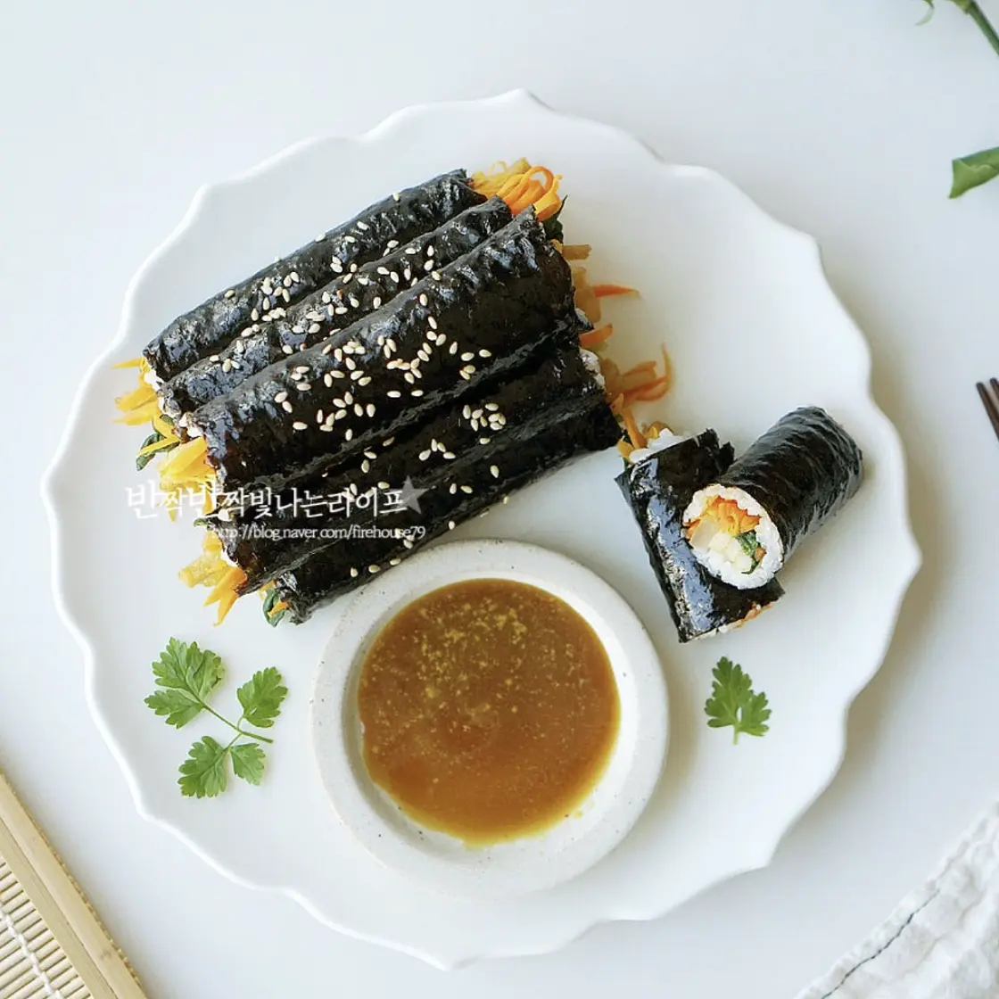꼬마김밥 맛있게 싸는법
