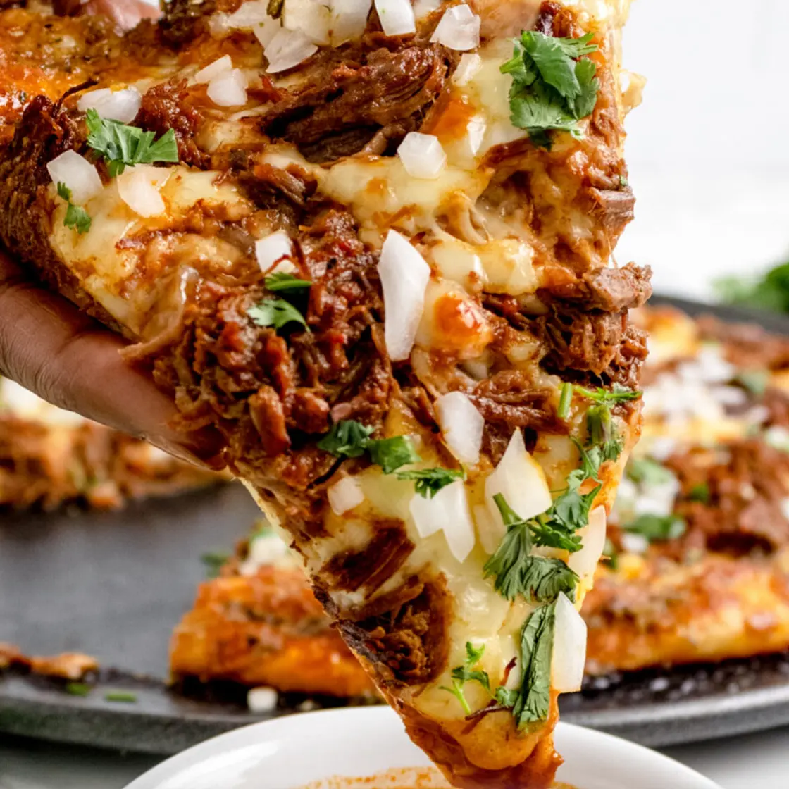 Birria Pizza