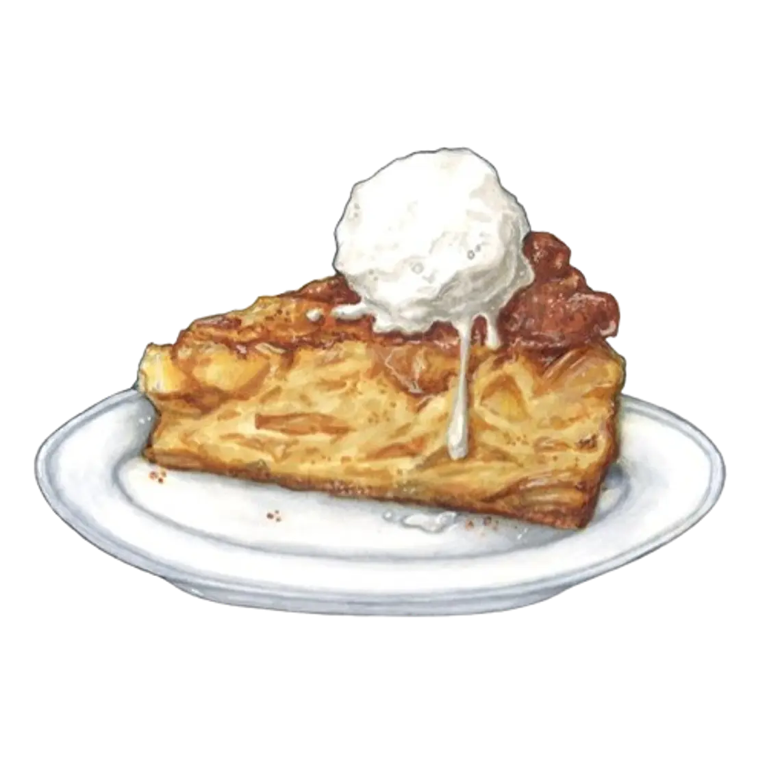 Tarte de maça com crumbl