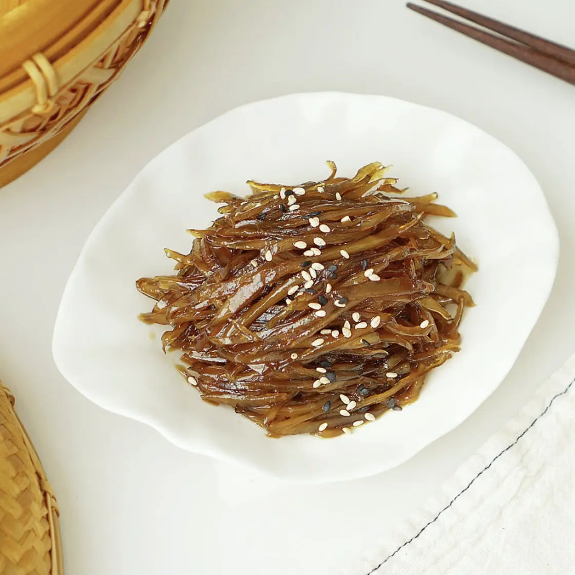 뿌리채소 우엉 요리 우엉채조림 레시피