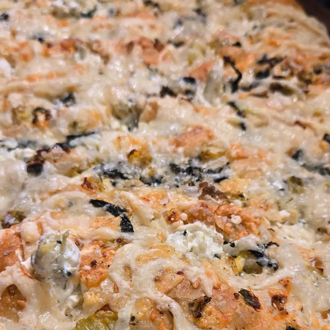 Spinach Artichoke Dip Focaccia