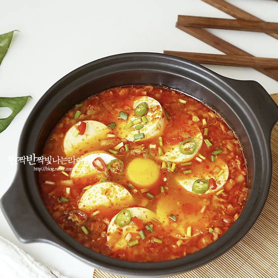 저녁메뉴 간단한 순두부찌개 만들기