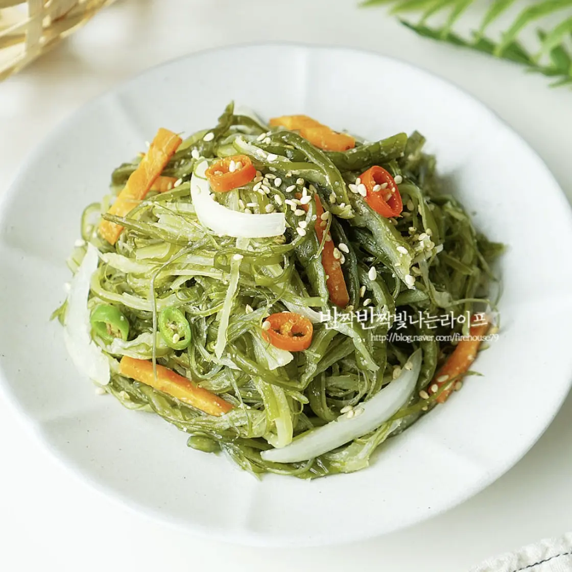 밑반찬 미역줄거리볶음 만드는법