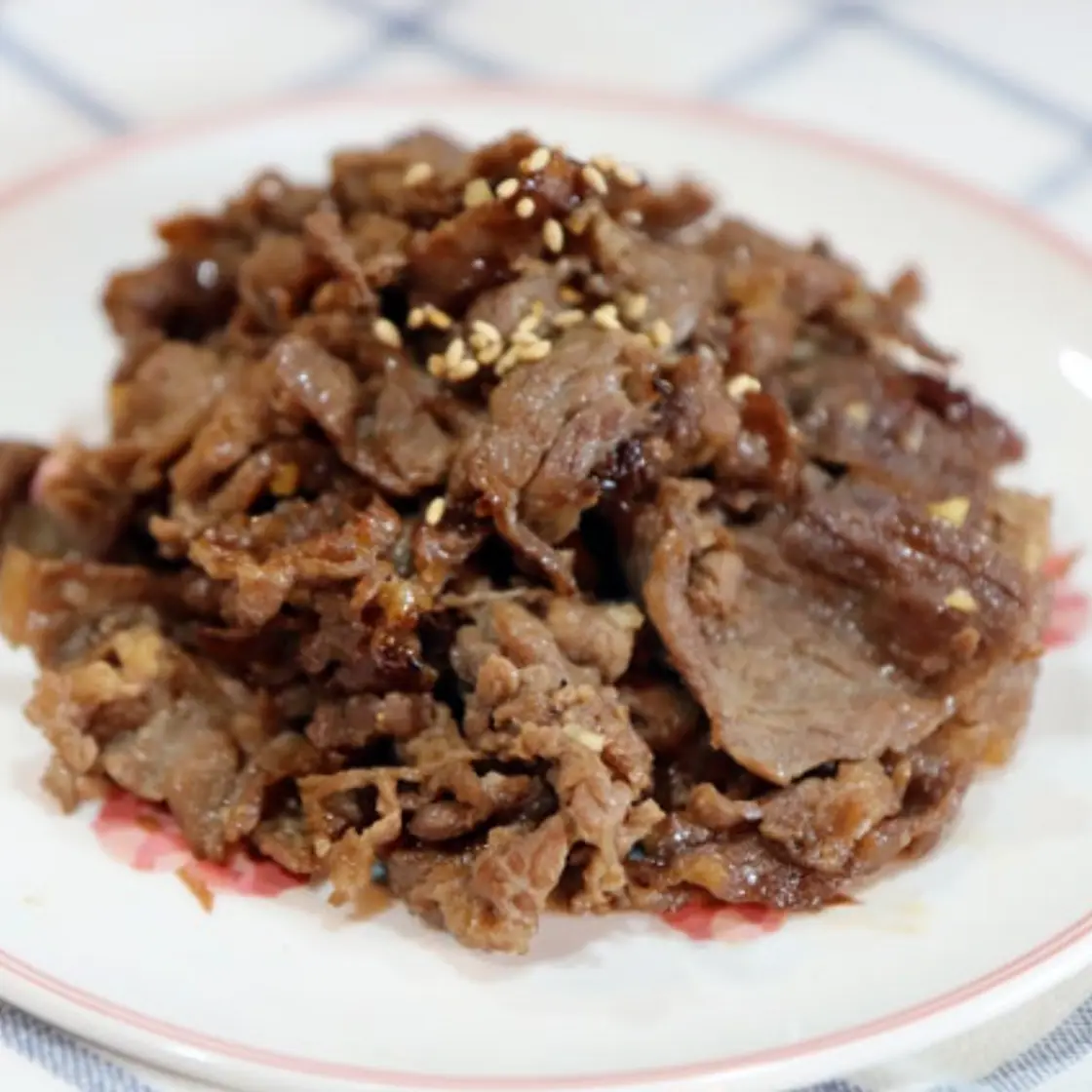 재우지 않고 바로 만드는 소고기 바싹 불고기