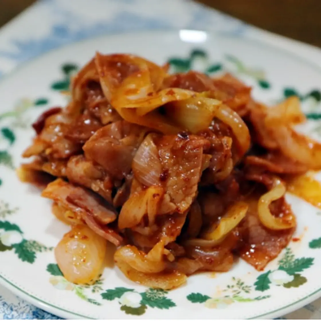 밑반찬으로 좋은 베이컨 고추장무침