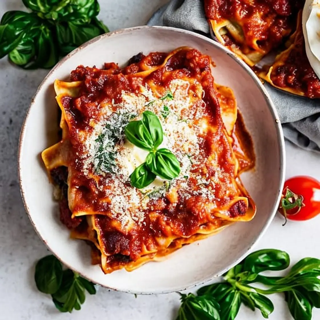 Klassieke Italiaanse lasagne