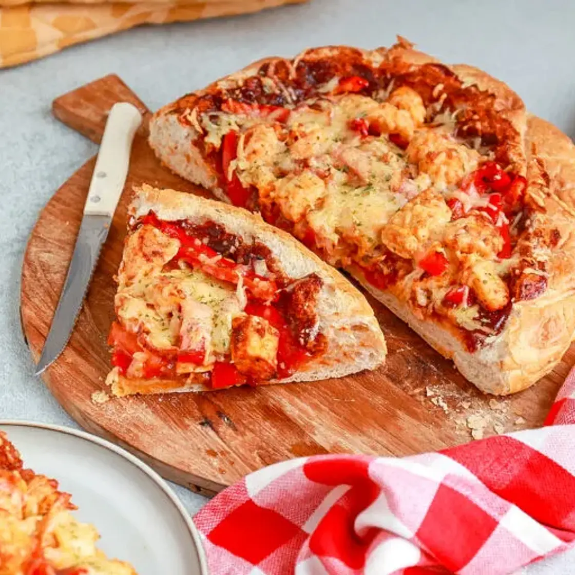 Gevuld Turks brood met kip