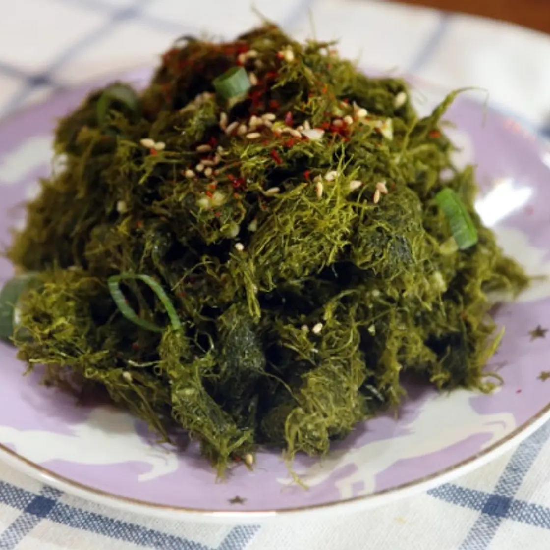 감태 무침 간단하지만 김 무침 보다 맛있어요.