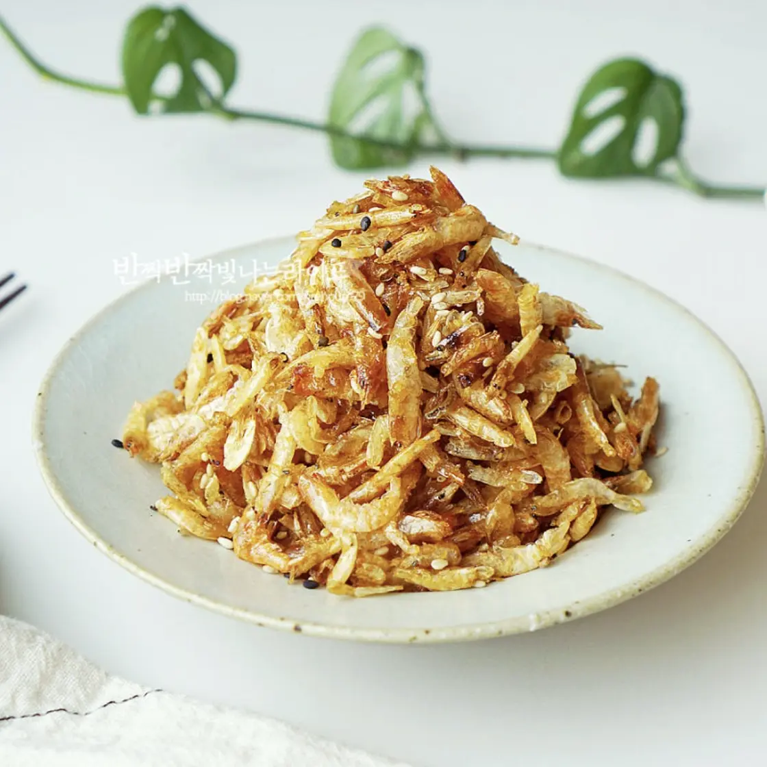 마른반찬 건새우볶음 만드는법
