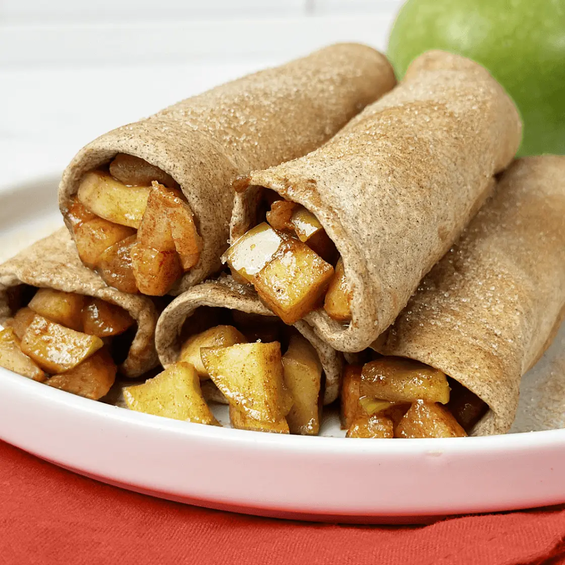 Apple french toast roll-ups