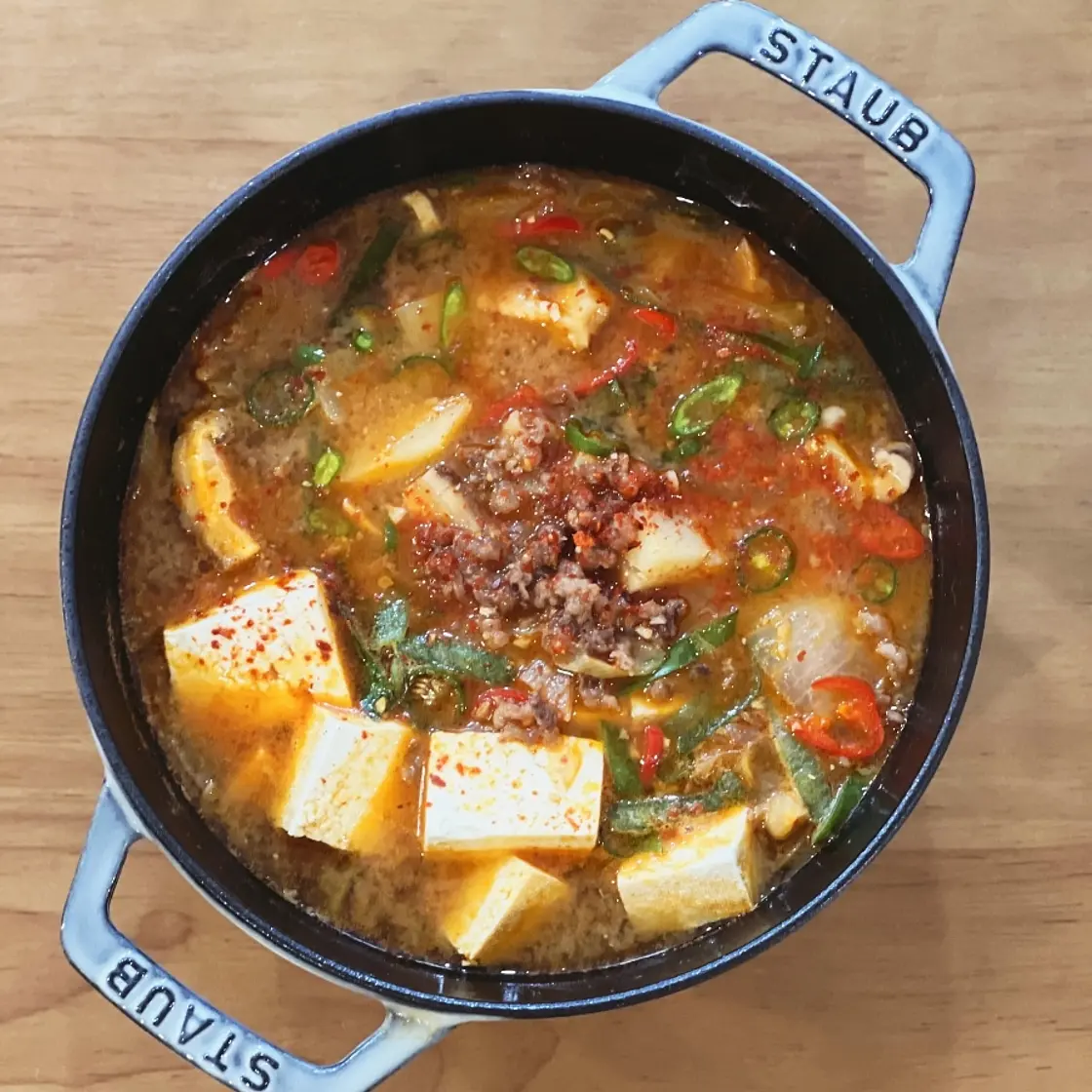한우 스지 된장찌개 만들기