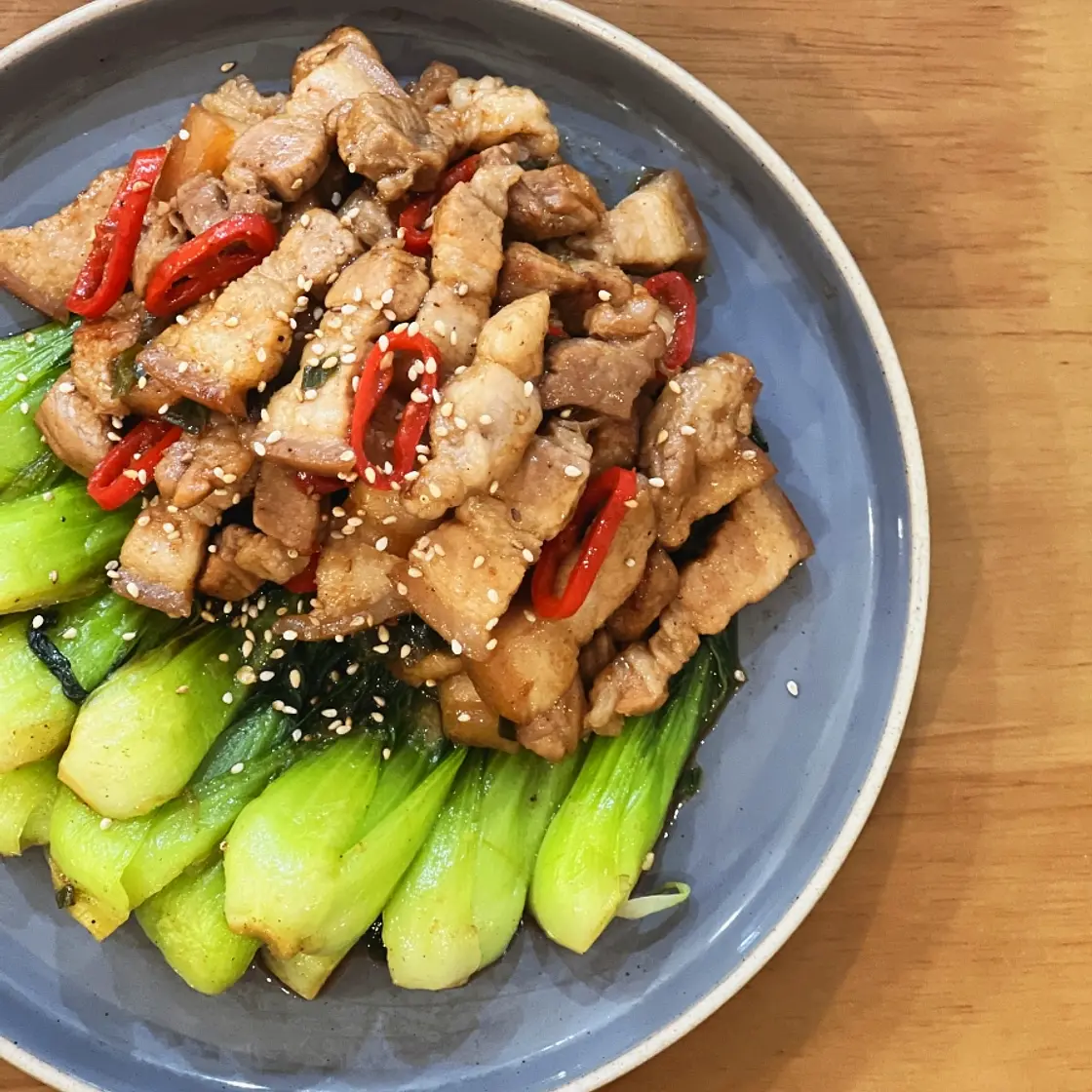 돼지고기 청경채볶음 만들기 삼겹살 청경채 굴소스볶음 레시피