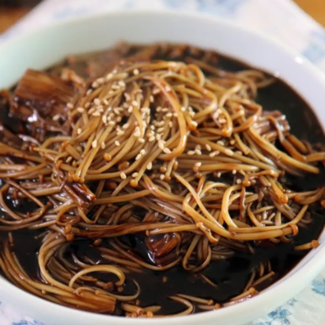 짜장맛 팽이버섯 조림