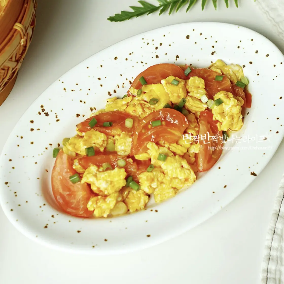 토마토 계란볶음 만드는법