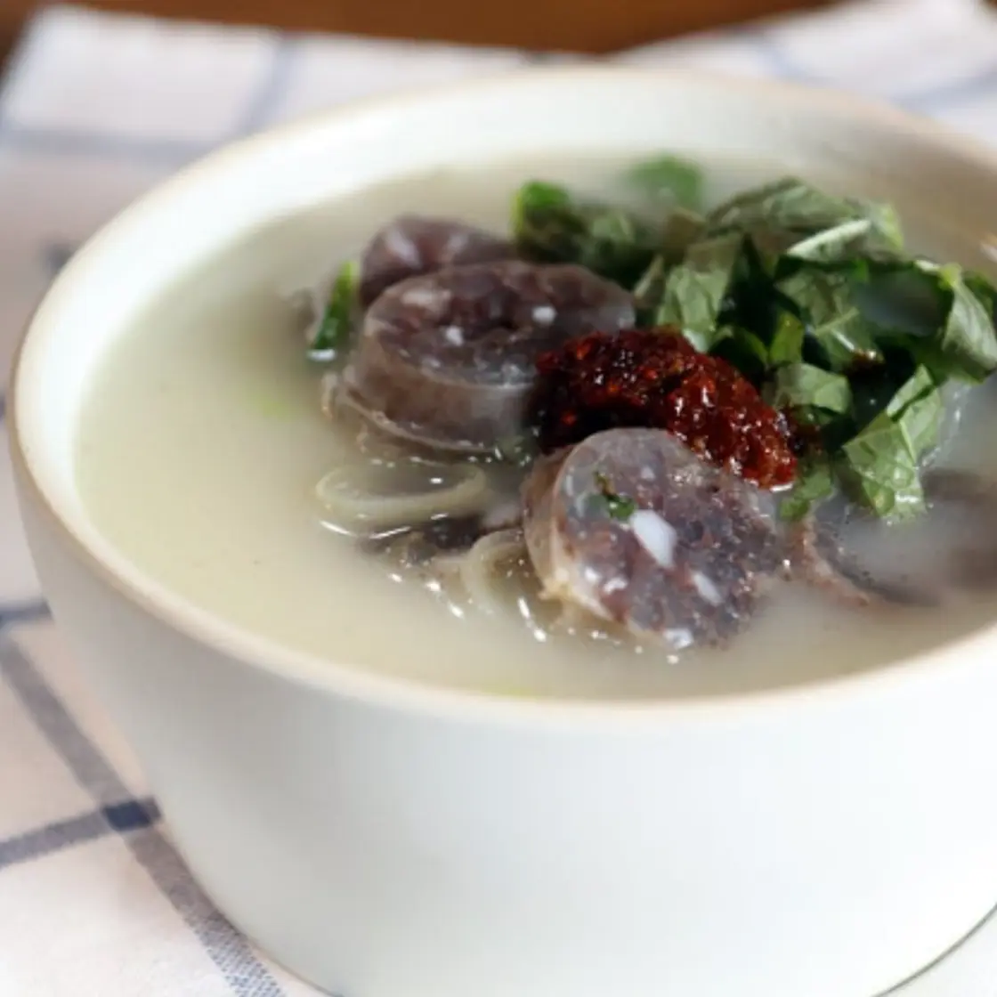 순대국밥 정말 간단하게 끓여 보세요.